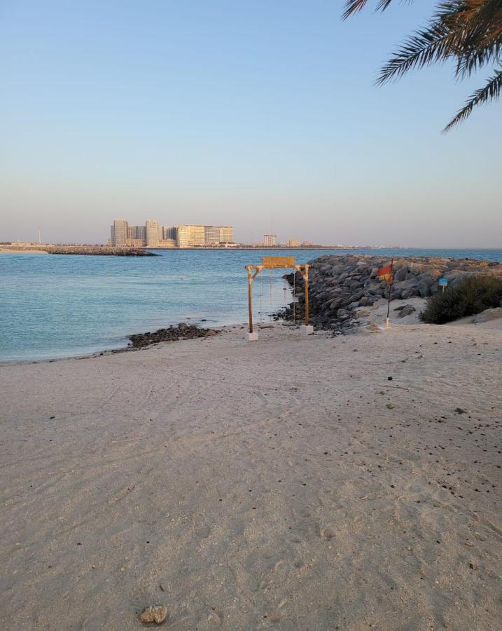 Ocean Whisper Ultra Luxe 1 Bedroom Apartment With A Private Beach - Al Marjan Island 拉斯阿尔卡麦 外观 照片